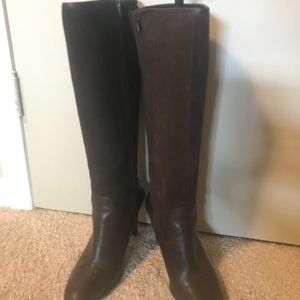 Ralph Lauren Brown Suede Boots Size 7.5